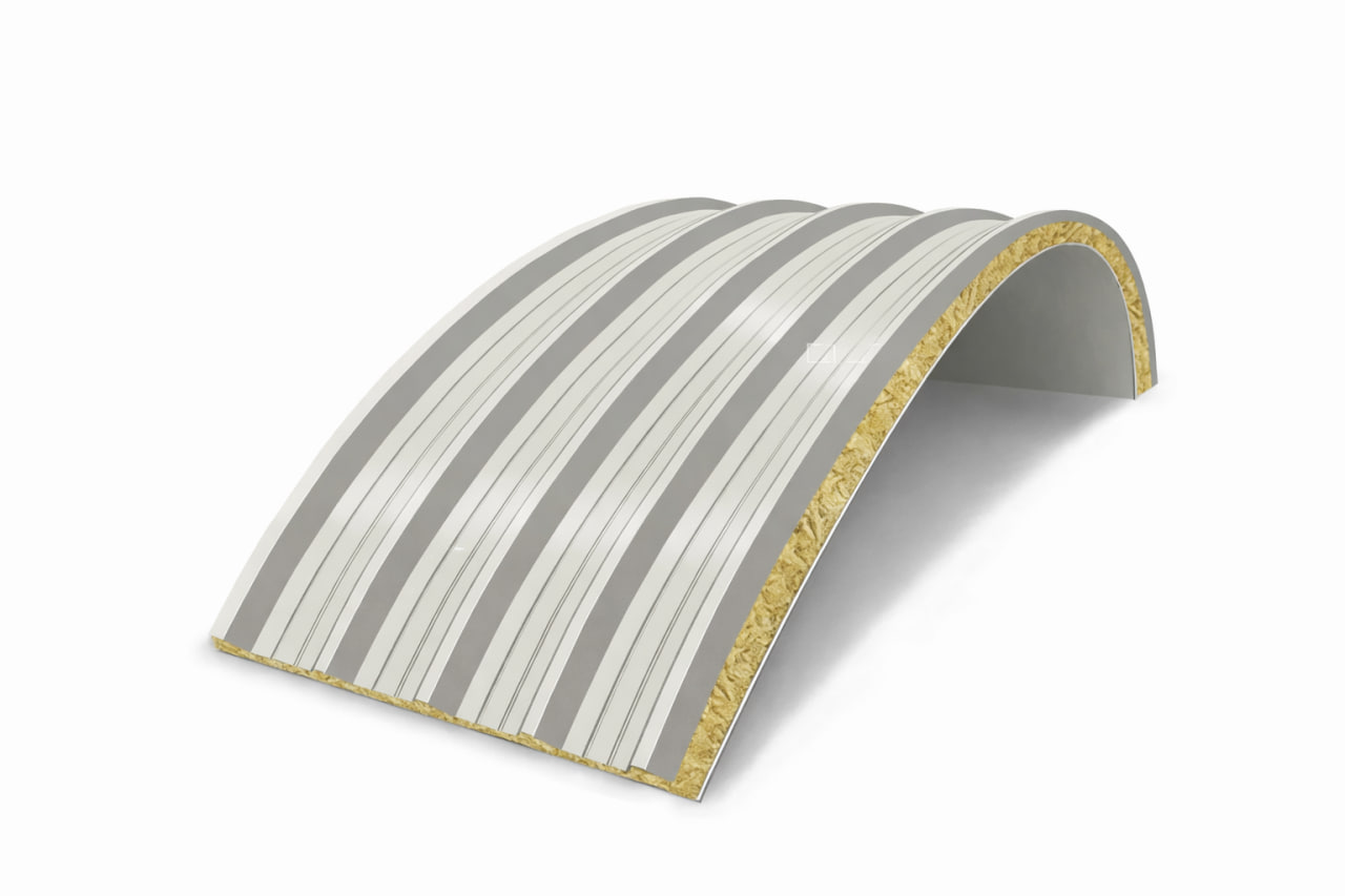 Горизонтальные угловые сэндвич-панели